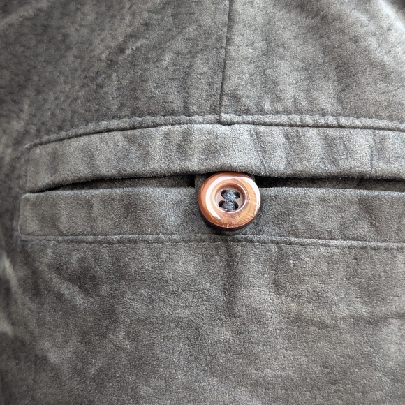 Danier Vintage Suede Gray Pants - Picture 7 of 14